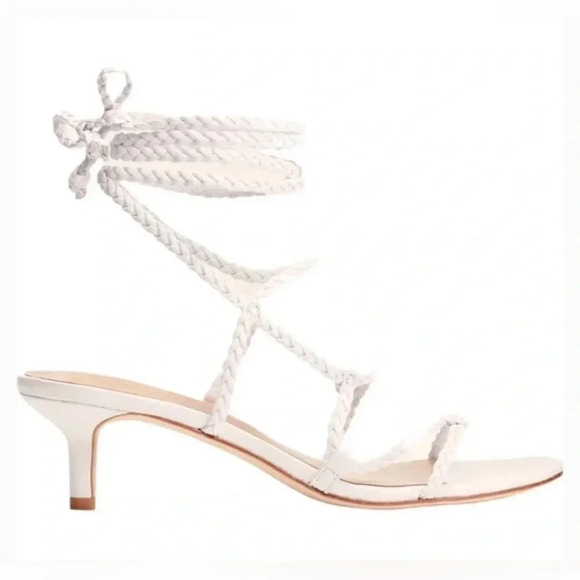 ! Reformation Porto Strappy Sandals in White 6.5 - Picture 2 of 7
